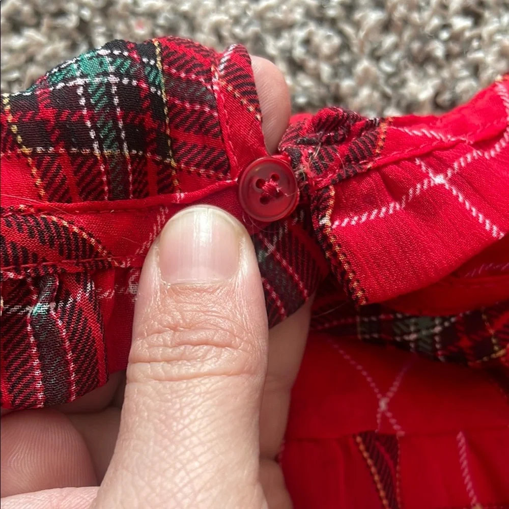 Wonder Nation Red Plaid Casual Dress